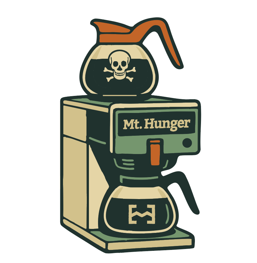Death Before Decaf Sticker